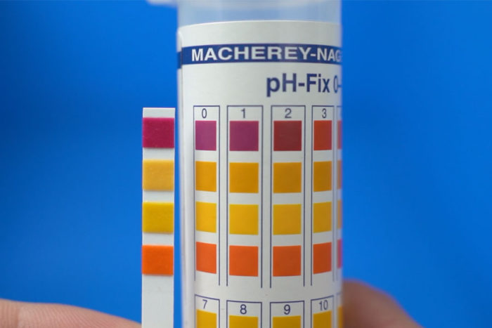 Utilisation tests pH
