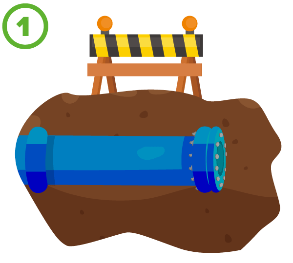 Première étape nettoyage réservoir