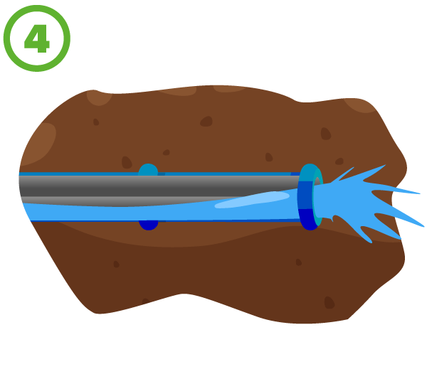 Quatrième étape nettoyage réservoir