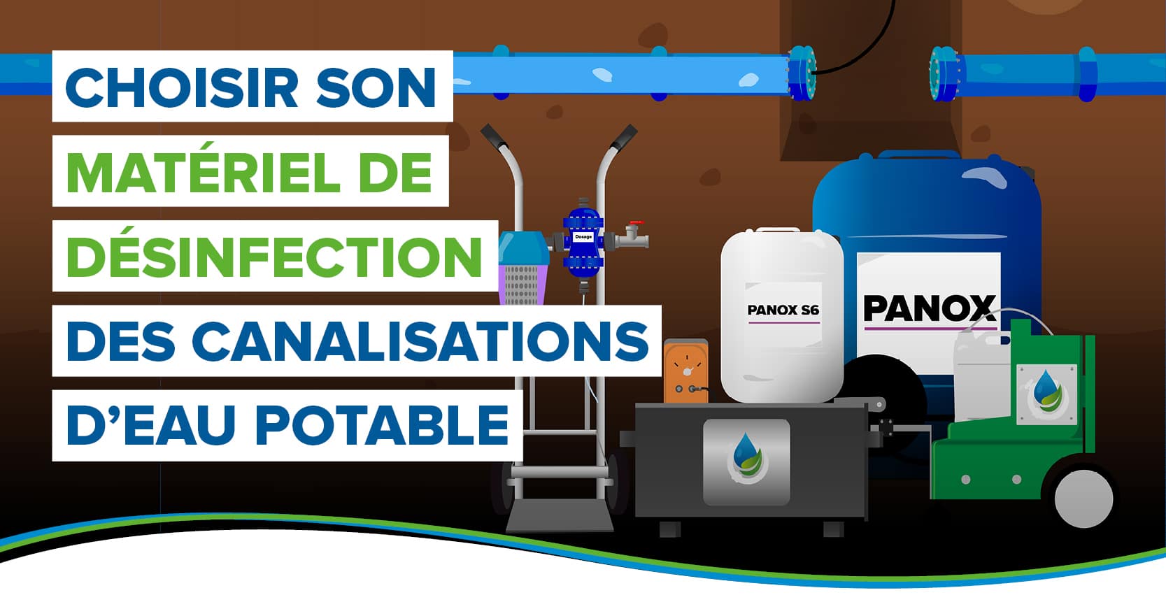 Choisir matériel désinfection canalisation