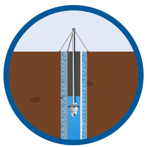 Désinfection d'un forage d'eau potable 