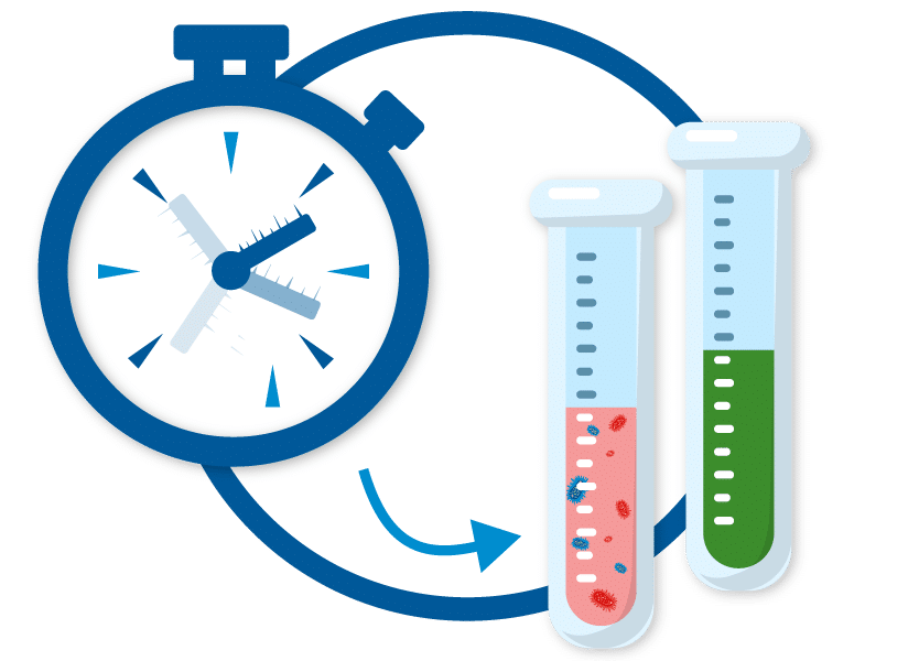 Prélèvement eau après désinfection canalisation