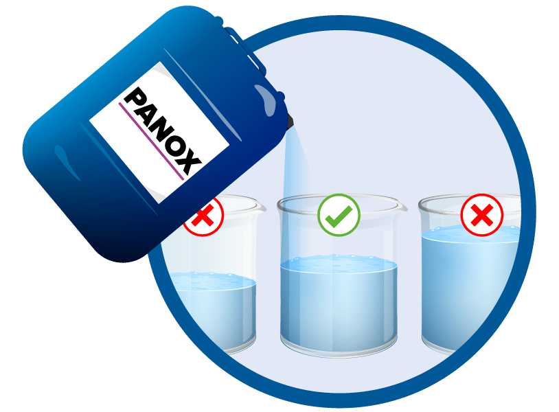 Surdosage et sous dosage de désinfectant pour canalisations d'eau potable